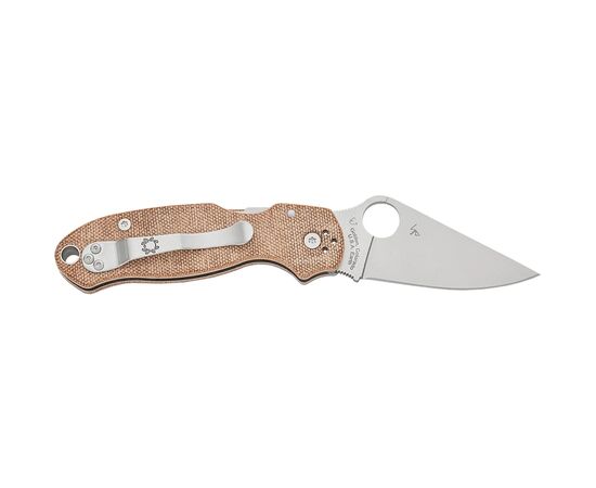 Ніж Spyderco Para 3 CPM Cru-Wear Micarta Brown (C223MPCW), зображення 2