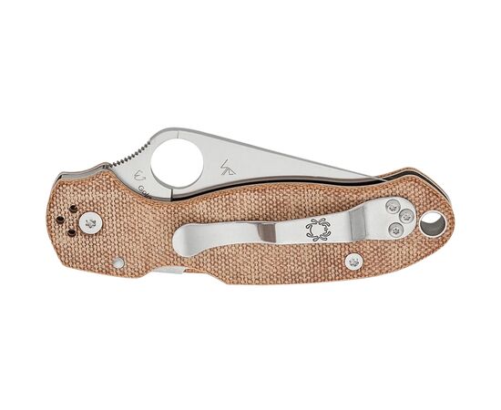 Ніж Spyderco Para 3 CPM Cru-Wear Micarta Brown (C223MPCW), зображення 4
