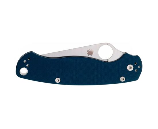 Ніж Spyderco Para Military 2 CPM SPY27 G-10 Blue (C81GPCBL2), зображення 3 Ніж Spyderco Para Military 2 CPM SPY27 G-10 Blue (C81GPCBL2), зображення 3