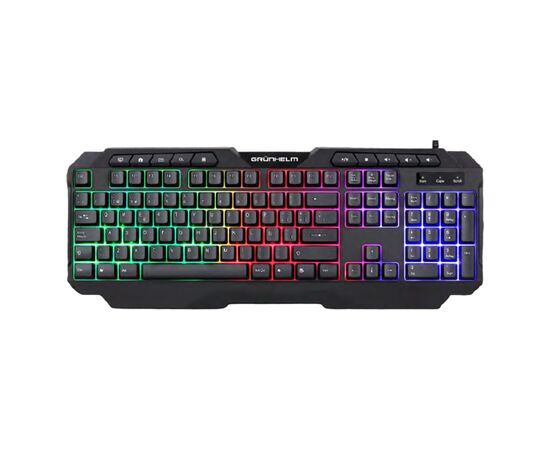 Клавіатура Grunhelm KB-664WD USB UA Black (126944)