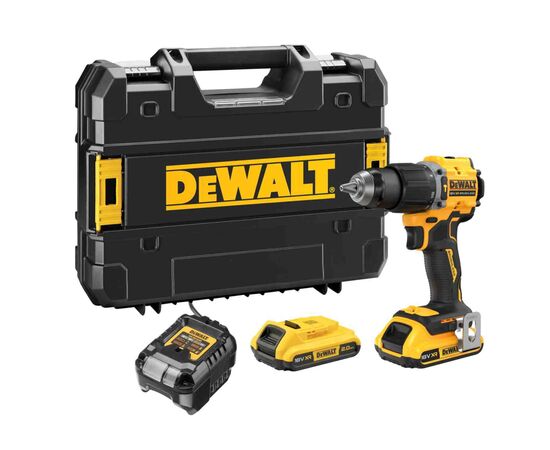 Шуруповерт DeWALT XR Li-Ion 18V 2x2Ah, 74 Нм, 0-450/0-1650 об/мин, 1.17 кг, TSTAK (DCD799D2T), изображение 6 Шуруповерт DeWALT XR Li-Ion 18V 2x2Ah, 74 Нм, 0-450/0-1650 об/мин, 1.17 кг, TSTAK (DCD799D2T), изображение 6