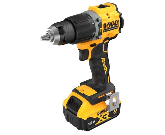 Шуруповерт DeWALT XR Li-Ion 18V 2x5Ah, 74 Нм, 0-450/0-1650 об/мин, 1.17 кг, TSTAK (DCD799P2T), изображение 2 Шуруповерт DeWALT XR Li-Ion 18V 2x5Ah, 74 Нм, 0-450/0-1650 об/мин, 1.17 кг, TSTAK (DCD799P2T), изображение 2