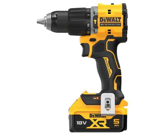 Шуруповерт DeWALT XR Li-Ion 18V 2x5Ah, 74 Нм, 0-450/0-1650 об/мин, 1.17 кг, TSTAK (DCD799P2T), изображение 3 Шуруповерт DeWALT XR Li-Ion 18V 2x5Ah, 74 Нм, 0-450/0-1650 об/мин, 1.17 кг, TSTAK (DCD799P2T), изображение 3