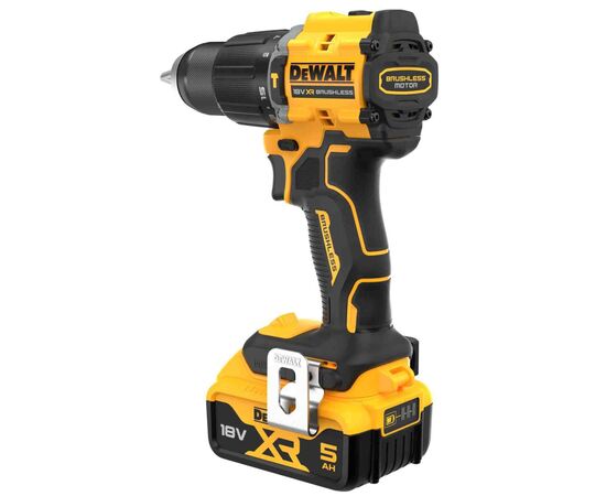 Шуруповерт DeWALT XR Li-Ion 18V 2x5Ah, 74 Нм, 0-450/0-1650 об/мин, 1.17 кг, TSTAK (DCD799P2T), изображение 4 Шуруповерт DeWALT XR Li-Ion 18V 2x5Ah, 74 Нм, 0-450/0-1650 об/мин, 1.17 кг, TSTAK (DCD799P2T), изображение 4