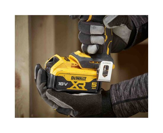 Шуруповерт DeWALT XR Li-Ion 18V 2x5Ah, 74 Нм, 0-450/0-1650 об/мин, 1.17 кг, TSTAK (DCD799P2T), изображение 9 Шуруповерт DeWALT XR Li-Ion 18V 2x5Ah, 74 Нм, 0-450/0-1650 об/мин, 1.17 кг, TSTAK (DCD799P2T), изображение 9