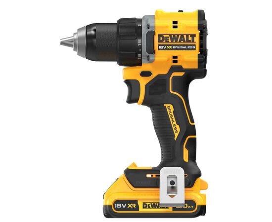 Шуруповерт DeWALT XR Li-Ion 18V, 2x2Ah, 74 Нм, 0-450/0-1650 об/мин, 1.12 кг, TSTAK (DCD794D2T), изображение 3 Шуруповерт DeWALT XR Li-Ion 18V, 2x2Ah, 74 Нм, 0-450/0-1650 об/мин, 1.12 кг, TSTAK (DCD794D2T), изображение 3