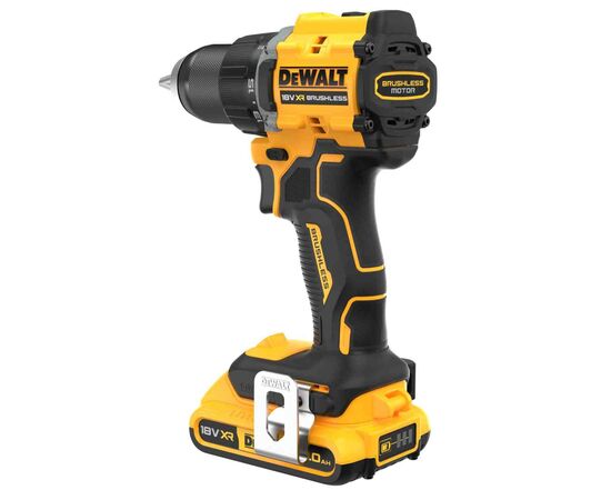 Шуруповерт DeWALT XR Li-Ion 18V, 2x2Ah, 74 Нм, 0-450/0-1650 об/мин, 1.12 кг, TSTAK (DCD794D2T), изображение 5 Шуруповерт DeWALT XR Li-Ion 18V, 2x2Ah, 74 Нм, 0-450/0-1650 об/мин, 1.12 кг, TSTAK (DCD794D2T), изображение 5