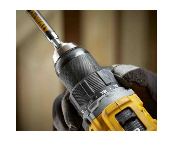 Шуруповерт DeWALT XR Li-Ion 18V, 2x2Ah, 74 Нм, 0-450/0-1650 об/мин, 1.12 кг, TSTAK (DCD794D2T), изображение 8 Шуруповерт DeWALT XR Li-Ion 18V, 2x2Ah, 74 Нм, 0-450/0-1650 об/мин, 1.12 кг, TSTAK (DCD794D2T), изображение 8