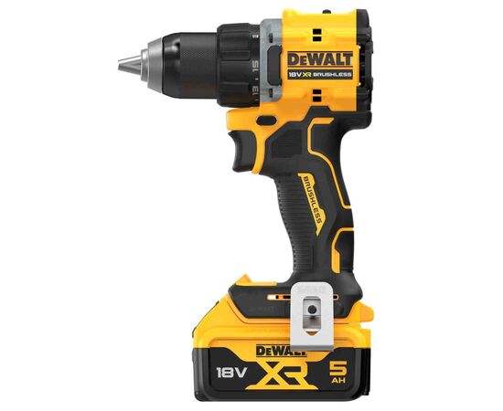 Шуруповерт DeWALT XR Li-Ion 18V, 2x5Ah, 74 Нм, 0-450/0-1650 об/мин, 1.12 кг, TSTAK (DCD794P2T), изображение 3 Шуруповерт DeWALT XR Li-Ion 18V, 2x5Ah, 74 Нм, 0-450/0-1650 об/мин, 1.12 кг, TSTAK (DCD794P2T), изображение 3