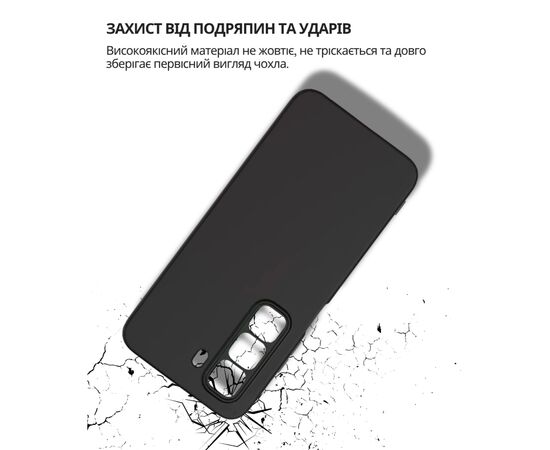 Чехол для мобильного телефона BeCover Silicone Infinix Hot 60 Pro 4G (X6885) Black (714558), изображение 3