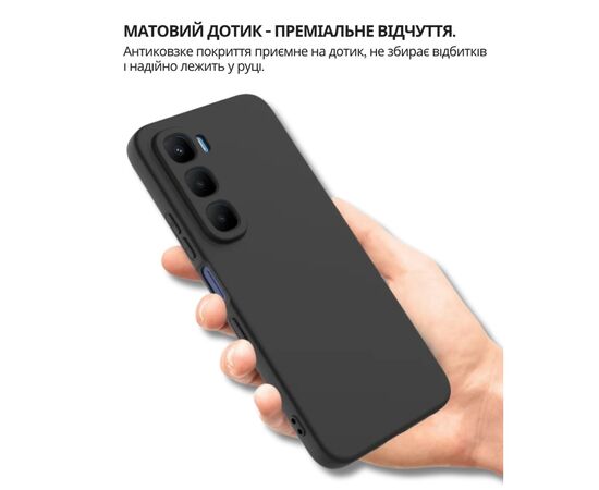 Чехол для мобильного телефона BeCover Silicone Infinix Hot 60 Pro 4G (X6885) Black (714558), изображение 4
