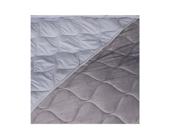 Покривало MirSon №5051 Velor charm Light gray 150х210 см (2200008376833), зображення 3