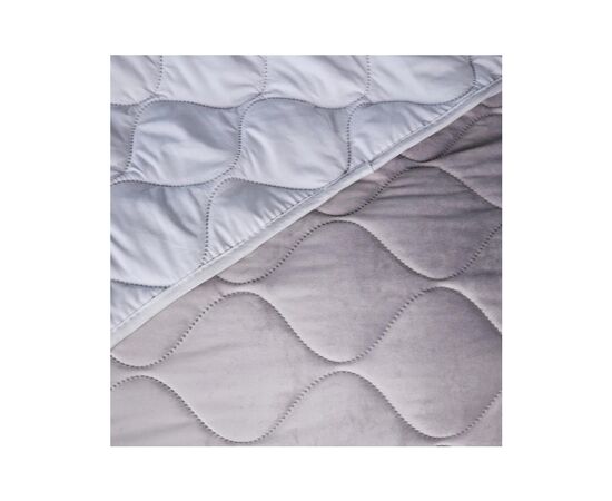 Покривало MirSon №5051 Velor charm Light gray 180х210 см (2200008376840), зображення 2