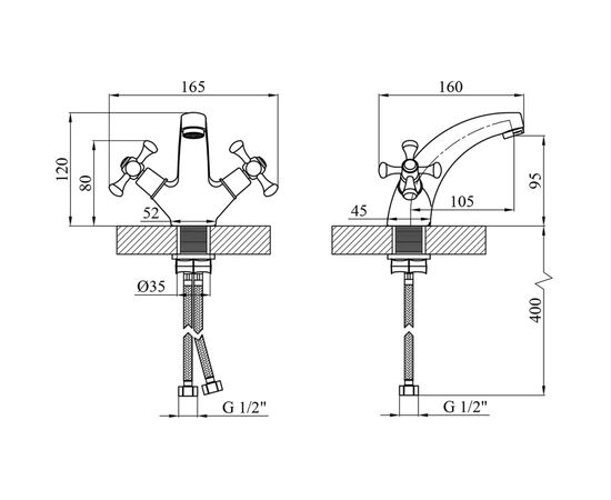 Змішувач Kroner Rhein-C010 (CV018074), зображення 7