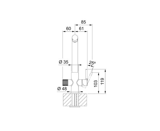 Змішувач Franke Lina L Clear Water (120.0730.802), зображення 8