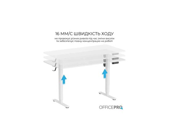 Компьютерный стол OfficePro ODE1470W White (ODE1470W), изображение 8