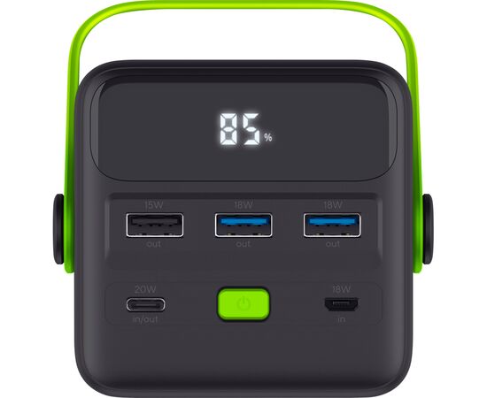 Батарея універсальна Trust 50000mAh Redoh XXL, 3хUSB-A/USB-C, 20W, black (25196_TRUST), зображення 6