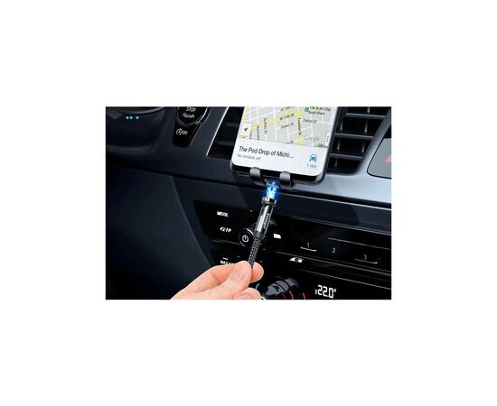 Дата кабель USB 2.0 AM to Micro 5P 1.0m magnetic black Essager (EXCCXM-WC0G), изображение 7