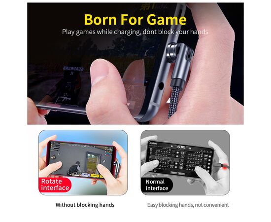 Дата кабель USB 2.0 AM to USB-C 1.0m magnetic black Essager (EXCCXT-WC0G), зображення 3