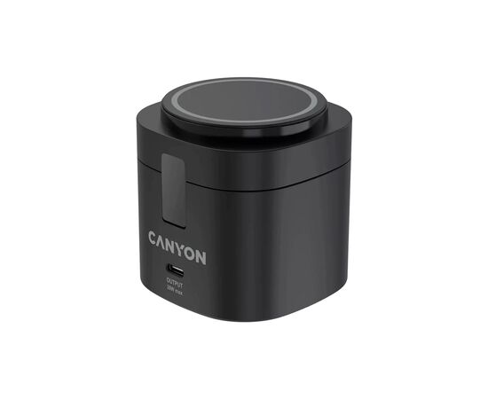 Зарядное устройство Canyon 4-in-1 wireless charging stand 30W + charger 65W + cable 1.0m black (CNS-WCS405B)