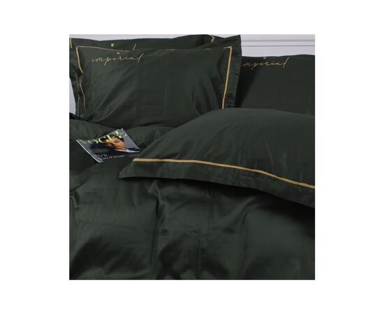 Постільна білизна MirSon Сатин Imperial Satin Emerald 160х220 полуторний Євро (2200008576226), зображення 5