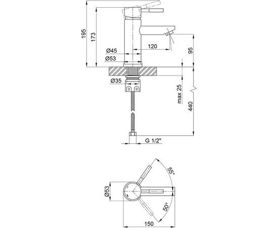 Смеситель Kroner Klassisch-SCH010 (CV025653), изображение 7