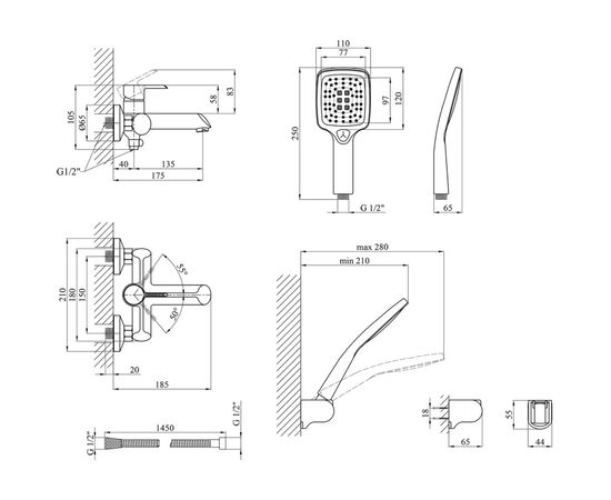 Смеситель Kroner Essen-SCH060 (CV024326), изображение 9