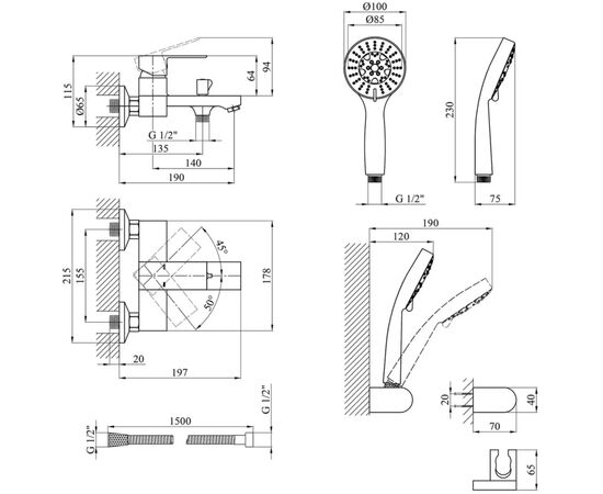 Змішувач Kroner Harz-C060 (CV023608), зображення 8
