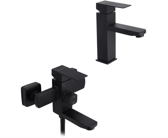 Смеситель Kroner Edelstahl Kubus-SCH010 + змішувач Edelstahl Kubus-SCH060 (CVS30160)