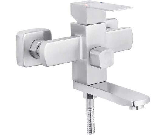 Смеситель Kroner Edelstahl Kubus-ESG010 + змішувач Edelstahl Kubus-ESG060 (CVS30150), изображение 4