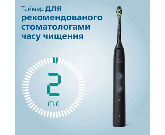 Електрична зубна щітка Philips HX6830/35, зображення 7