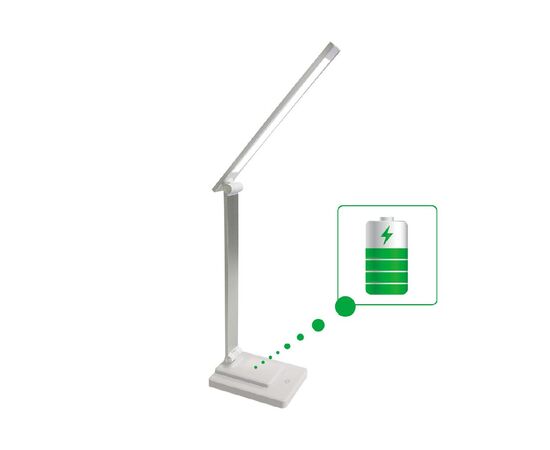 Настольная лампа Євросвітло LED акумуляторна Ridy-10-2-PWR 10 Вт біла, изображение 2