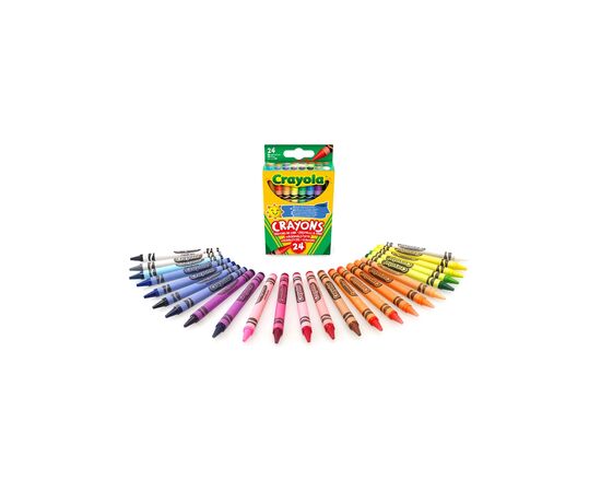 Карандаши цветные Crayola воскові, 24 шт (0024), изображение 2