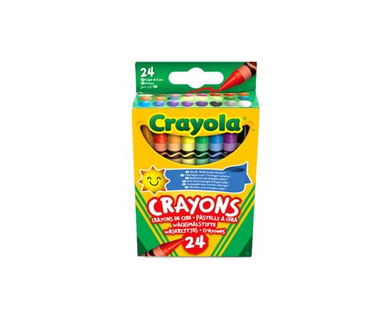 Карандаши цветные Crayola воскові, 24 шт (0024)
