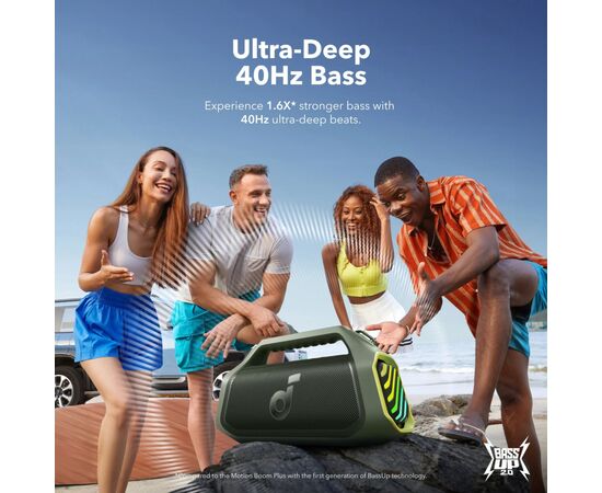 Акустическая система Anker SoundСore Boom 2 Plus Green (A3134061), изображение 2