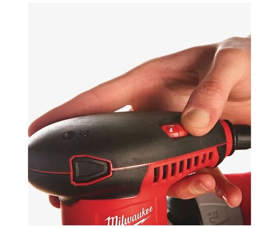 Шлифовальная машина Milwaukee ROS 125 E, 300Вт, 125мм (4933433180), изображение 2