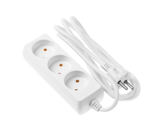 Сетевой удлинитель 2E 3 розетки, 1.8м (2E-U03M1.8)