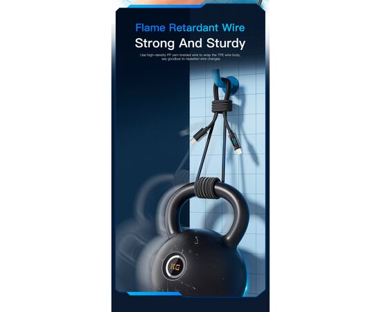 Дата кабель USB-C to Lightning 1.0m 29W LED black Essager (EXCTL-XY01-P), зображення 11