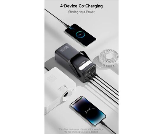 Батарея универсальная Romoss 60000mAh PMT60 100W Black (PMT60-1D2-2133H / 1076308), изображение 11