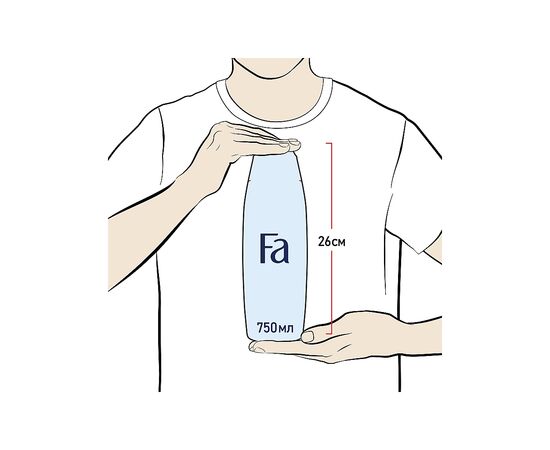 Гель для душа Fa Men Sport Shower Gel 750 мл (5201143728942), изображение 2