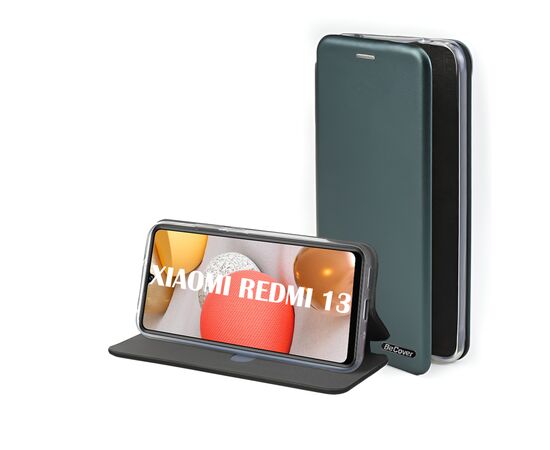 Чохол до мобільного телефона BeCover Exclusive Xiaomi Redmi 13 Dark Green (711550)