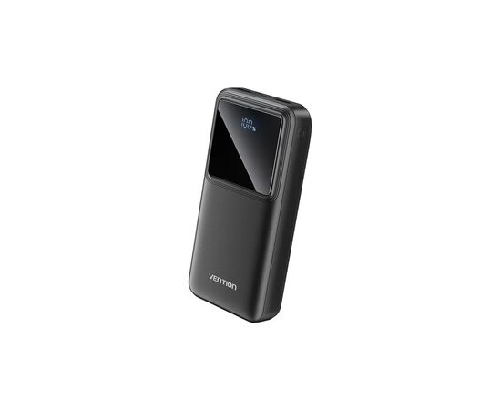 Батарея универсальная Vention 20000mAh 22.5W 3A, PD, QC/3.0, LED Display, Black (FHLB0)