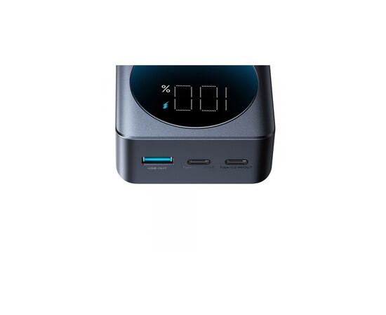 Батарея универсальная JOYROOM 30000mAh 65W PD, QC/3.0, USB-A, 2xUSB-C In/Out, Black (JR-PBF05), изображение 6