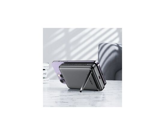 Батарея універсальна Acefast Magnetic Wireless 10000mAh 20W PD, QC/3.0, QI 20W, M6 Black (6974316282600), зображення 5