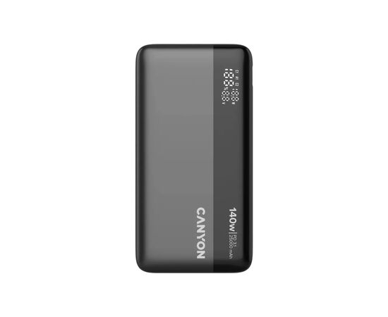 Батарея універсальна Canyon PB-240 25000mAh, PD3.1/140W, PPS, QC3.0, AFC & SCP, Digital Display (CNS-CPB240)