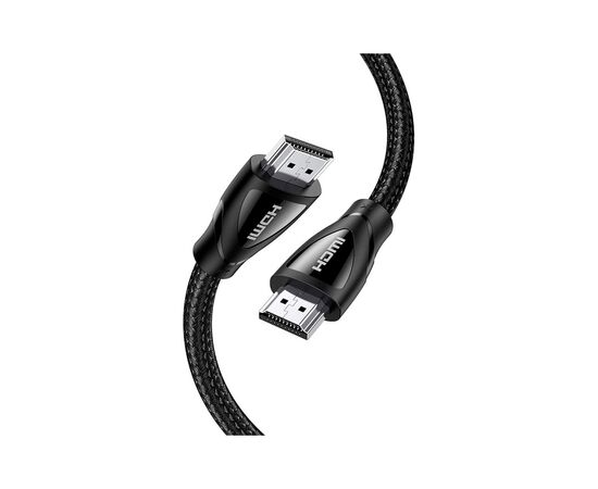 Кабель мультимедийный HDMI M to HDMI M 1.5m braided HD140 black Ugreen (80402), изображение 2