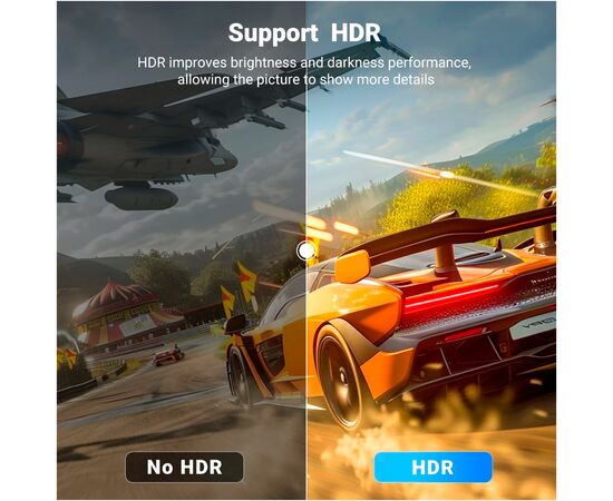 Кабель мультимедийный DisplayPort M to HDMI M 2.0m V2.0 4K30Hz DP125 black Ugreen (35842), изображение 6