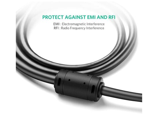 Кабель мультимедійний VGA M to VGA M 3.0m VG101 black Ugreen (11631), зображення 4