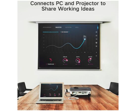 Кабель мультимедійний miniDisplayPort M to HDMI M 1.5m MD101 4K black Ugreen (20848), зображення 12
