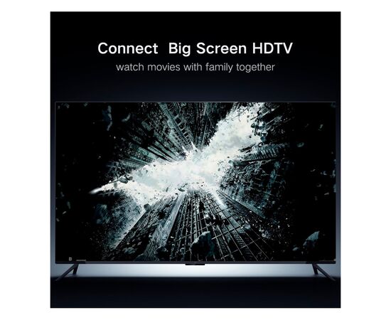 Кабель мультимедійний miniDisplayPort M to HDMI M 1.5m MD101 4K black Ugreen (20848), зображення 6